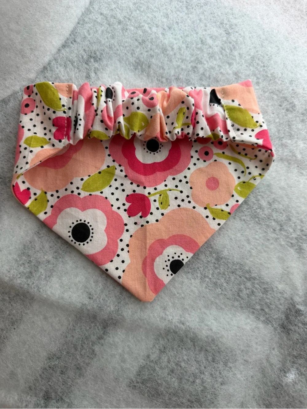 Scrunchie dog bandanna